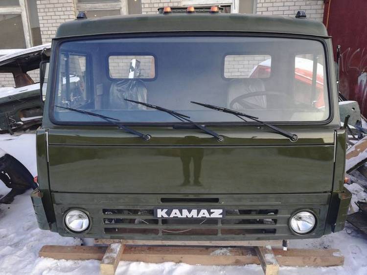Кабина КамАЗ 55102 сельхозник хаки